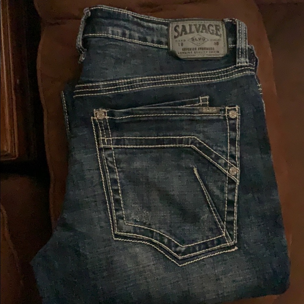 Men’s 36R salvage mayhem regular bootcut jeans